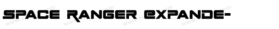 Space Ranger Expande字体转换